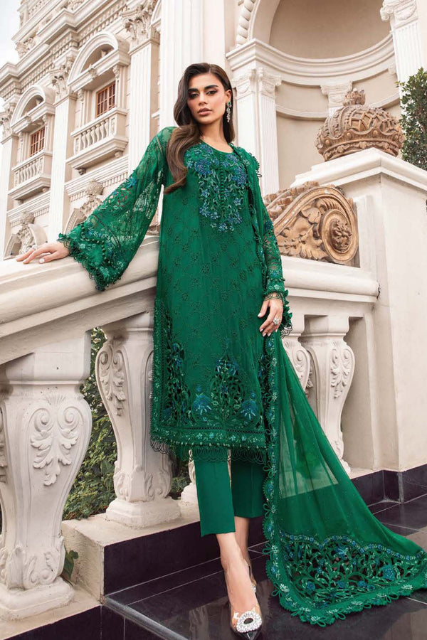 Maria B Unstitched 3 Piece Pure Silk Chiffon Collection'2023-MPC-108